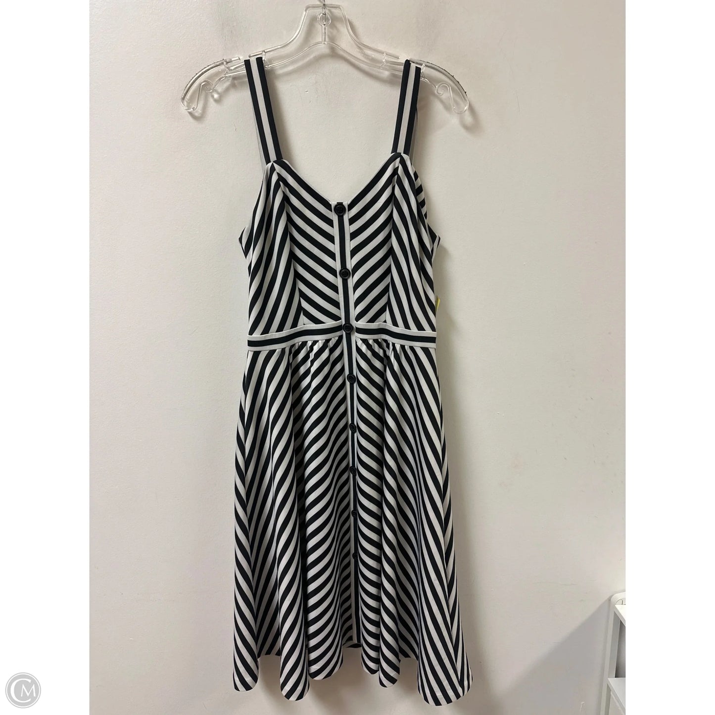 Dress Casual Maxi By Eva Mendes In Black & White, Size: S