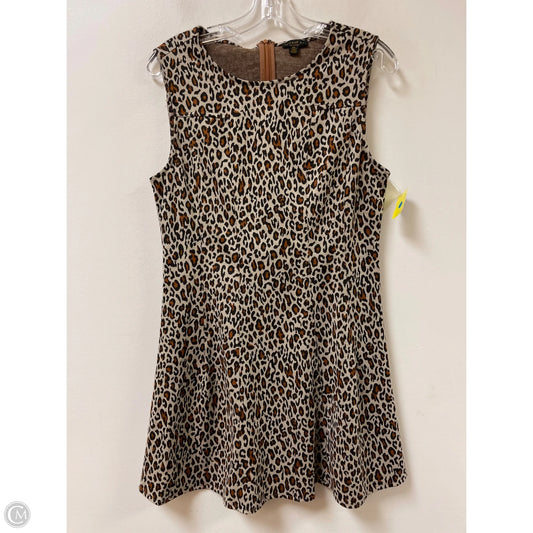 Dress Casual Short By Current Air In Animal Print, Size: Mp
