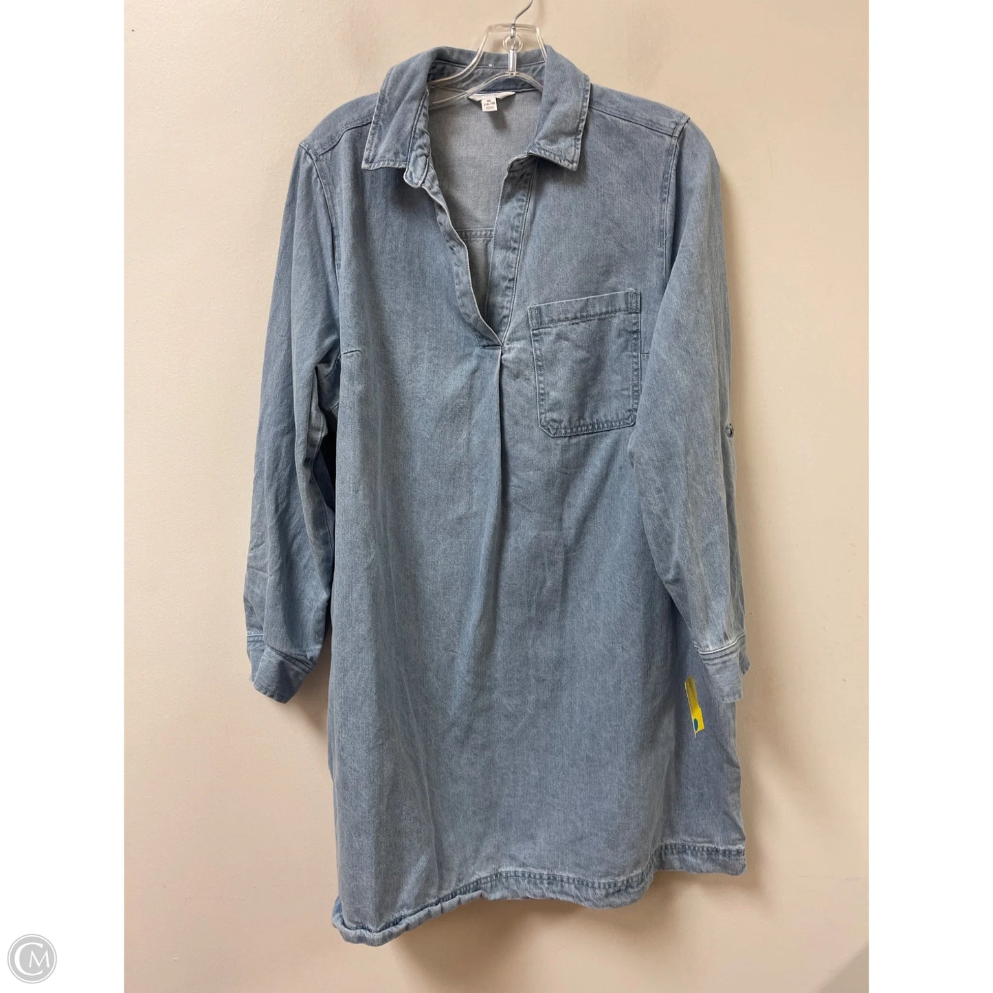 Dress Casual Short By Time And Tru In Blue Denim, Size: Xl