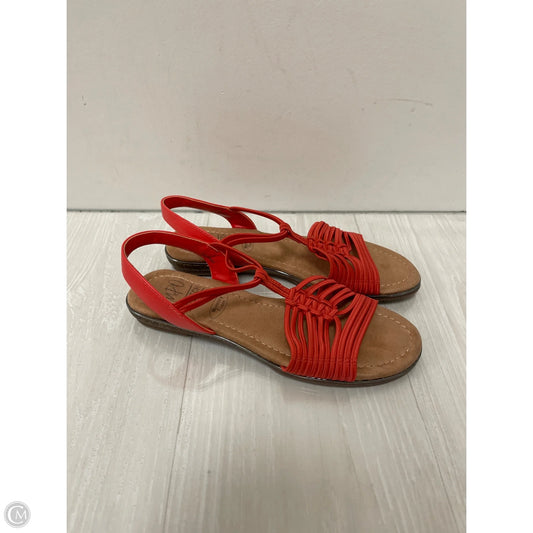 Sandals Flats By Impo In Red, Size: 7