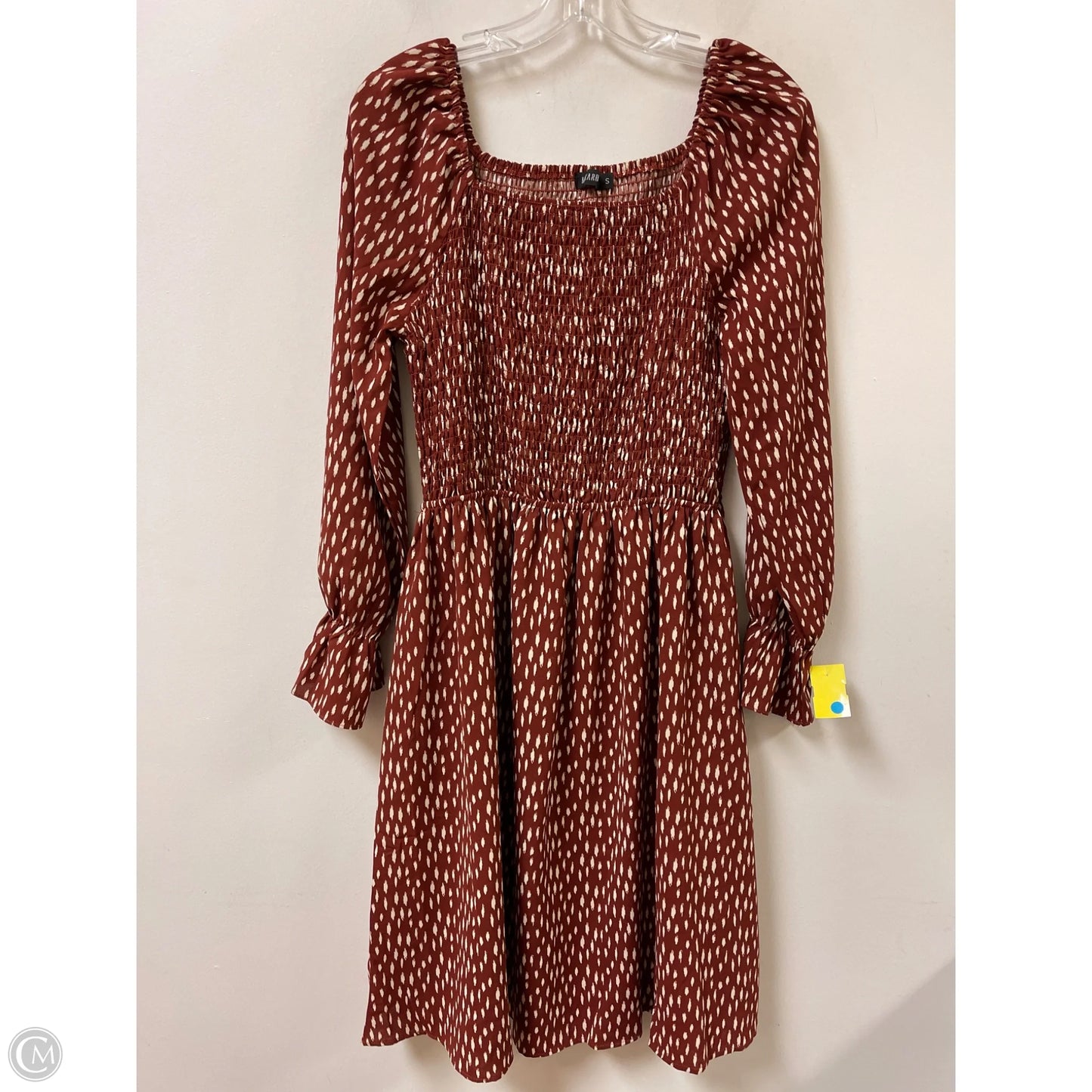 Dress Casual Midi By Clothes Mentor In Brown, Size: S
