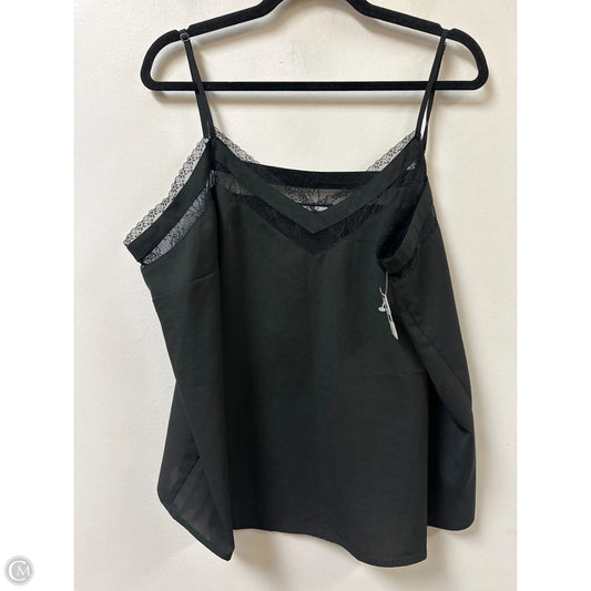 Top Sleeveless By Mittoshop In Black, Size: 2x
