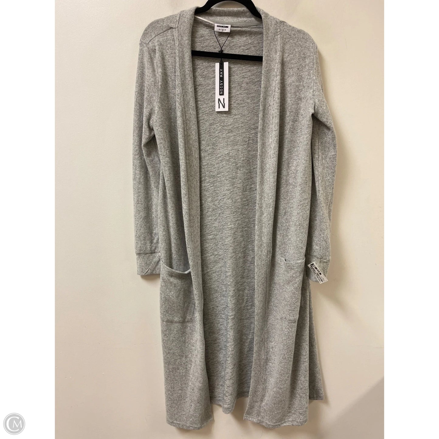 Sweater Cardigan By Clothes Mentor In Grey, Size: M