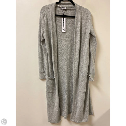 Sweater Cardigan By Clothes Mentor In Grey, Size: M