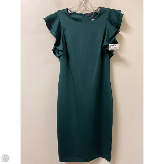 Dress Casual Midi By Tommy Hilfiger In Green, Size: S