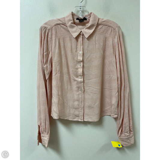 Blouse Long Sleeve By Sanctuary In Pink, Size: S