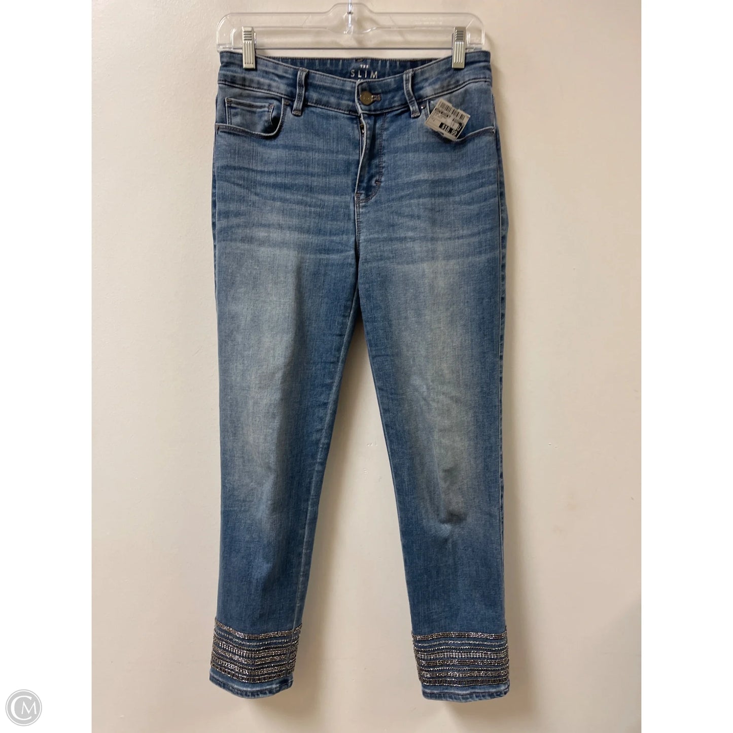 Jeans Cropped By White House Black Market In Blue Denim, Size: 2