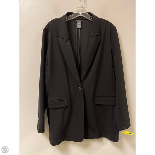 Blazer By Clothes Mentor In Black, Size: Xl