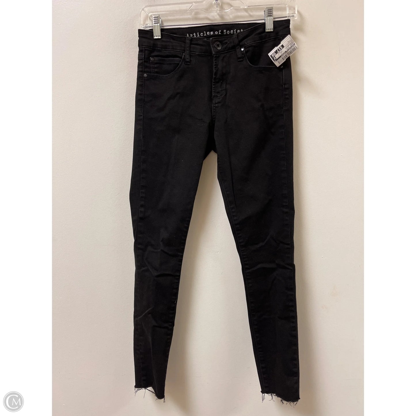 Jeans Skinny By Articles Of Society In Black Denim, Size: 2