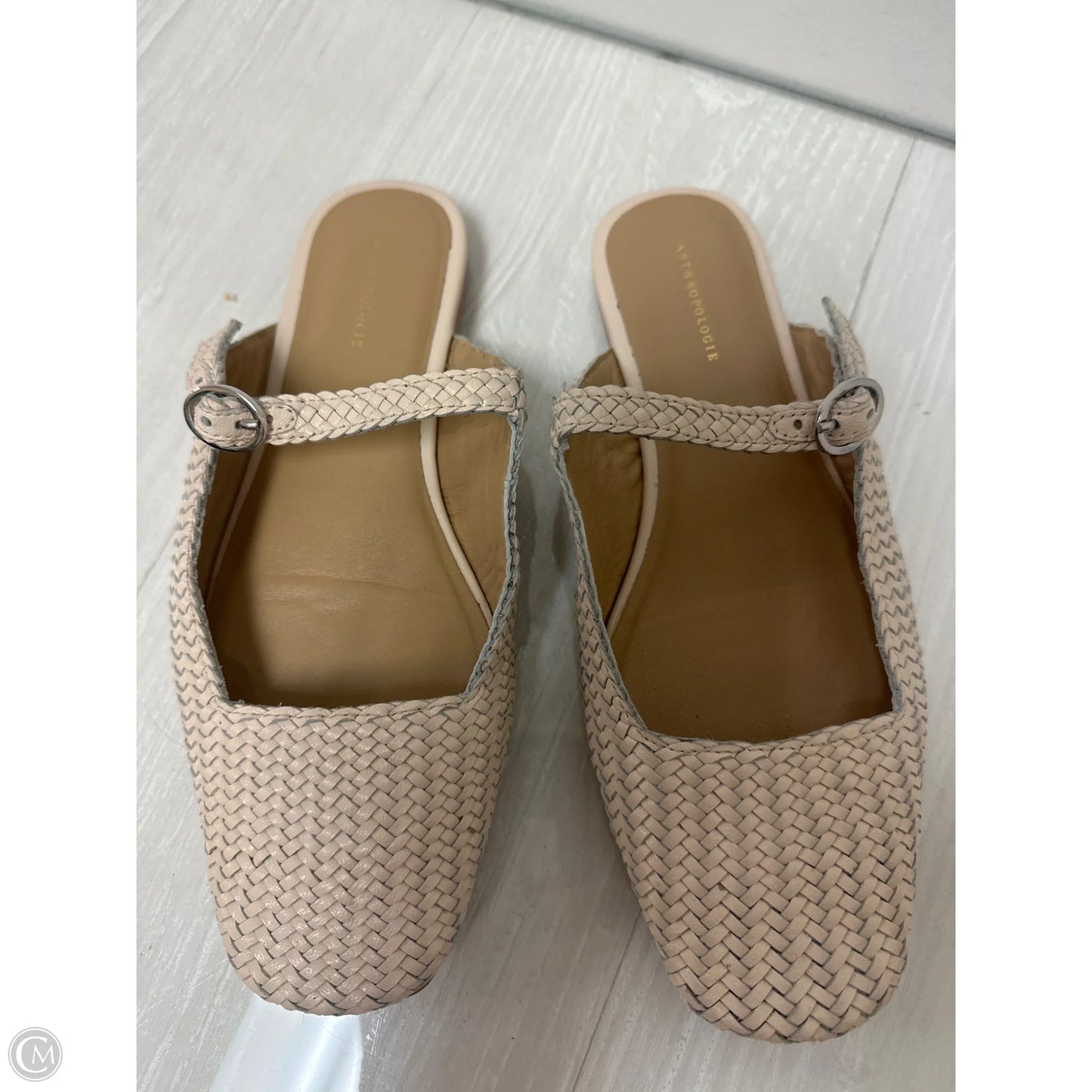 Shoes Flats By Anthropologie In Cream, Size: 6