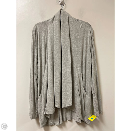Sweater Cardigan By Express In Grey, Size: L