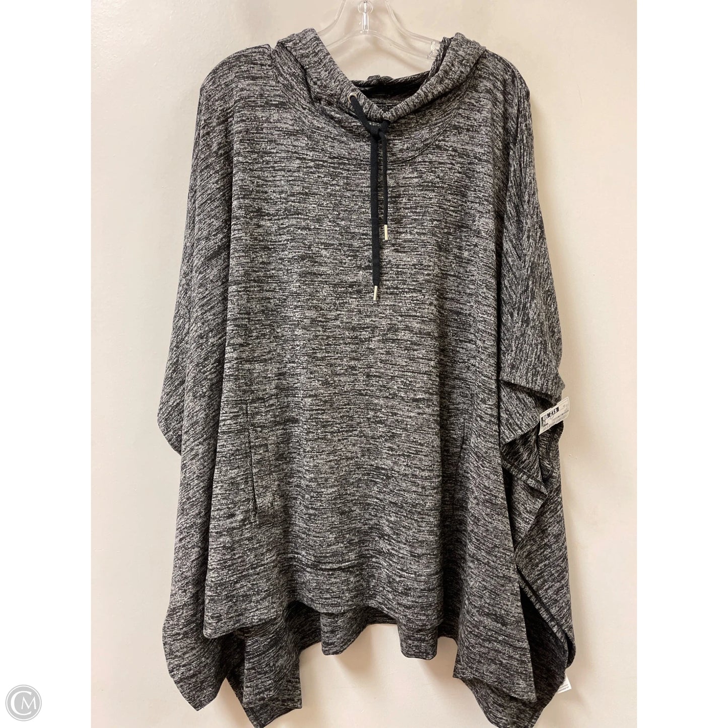 Shawl By Style And Company In Grey, Size: 2x