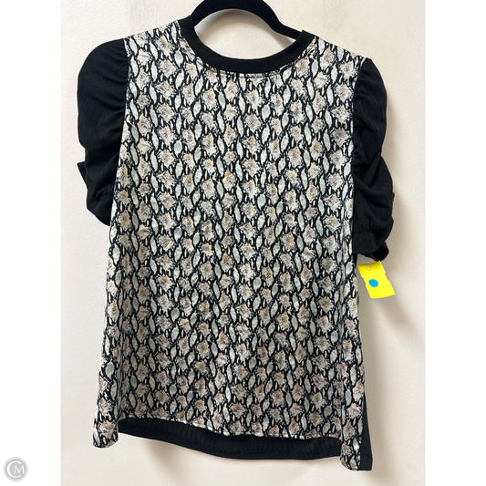 Top Short Sleeve By Hayden La In Snakeskin Print, Size: S