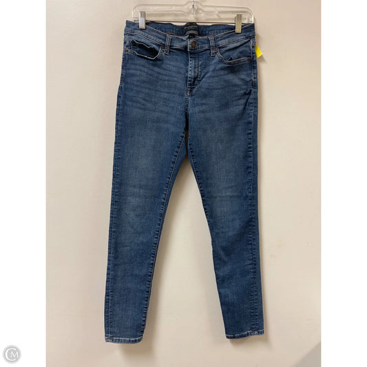 Jeans Skinny By Banana Republic In Blue Denim, Size: 10