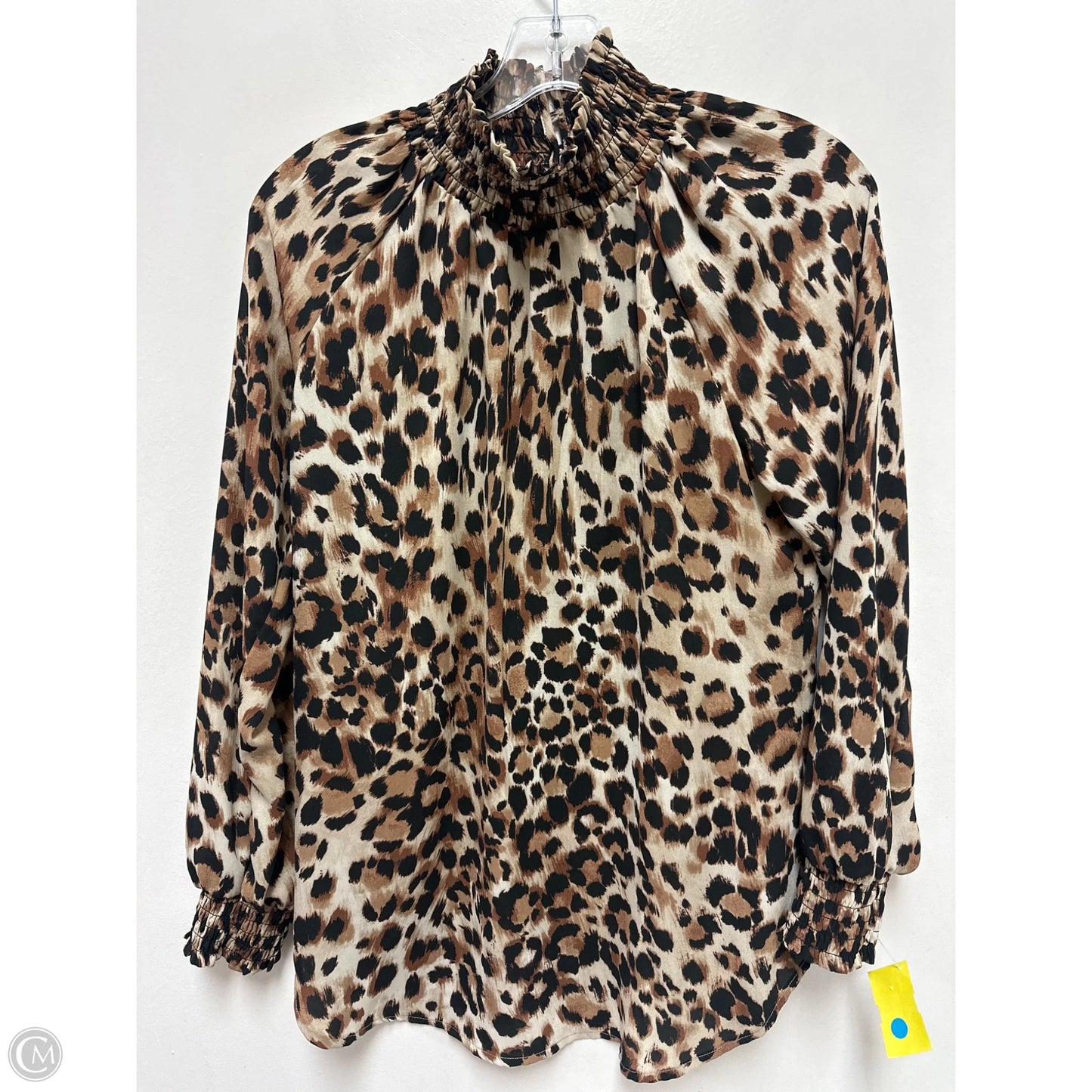 Top Long Sleeve By Chicos In Animal Print, Size: S