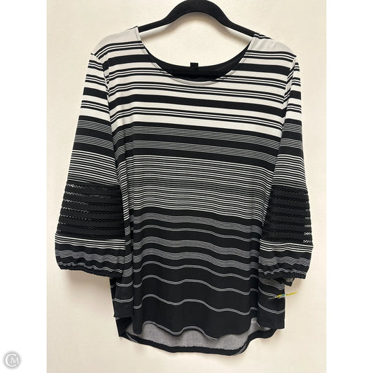 Top Sleeveless By Lane Bryant In Black & Pink, Size: Xl