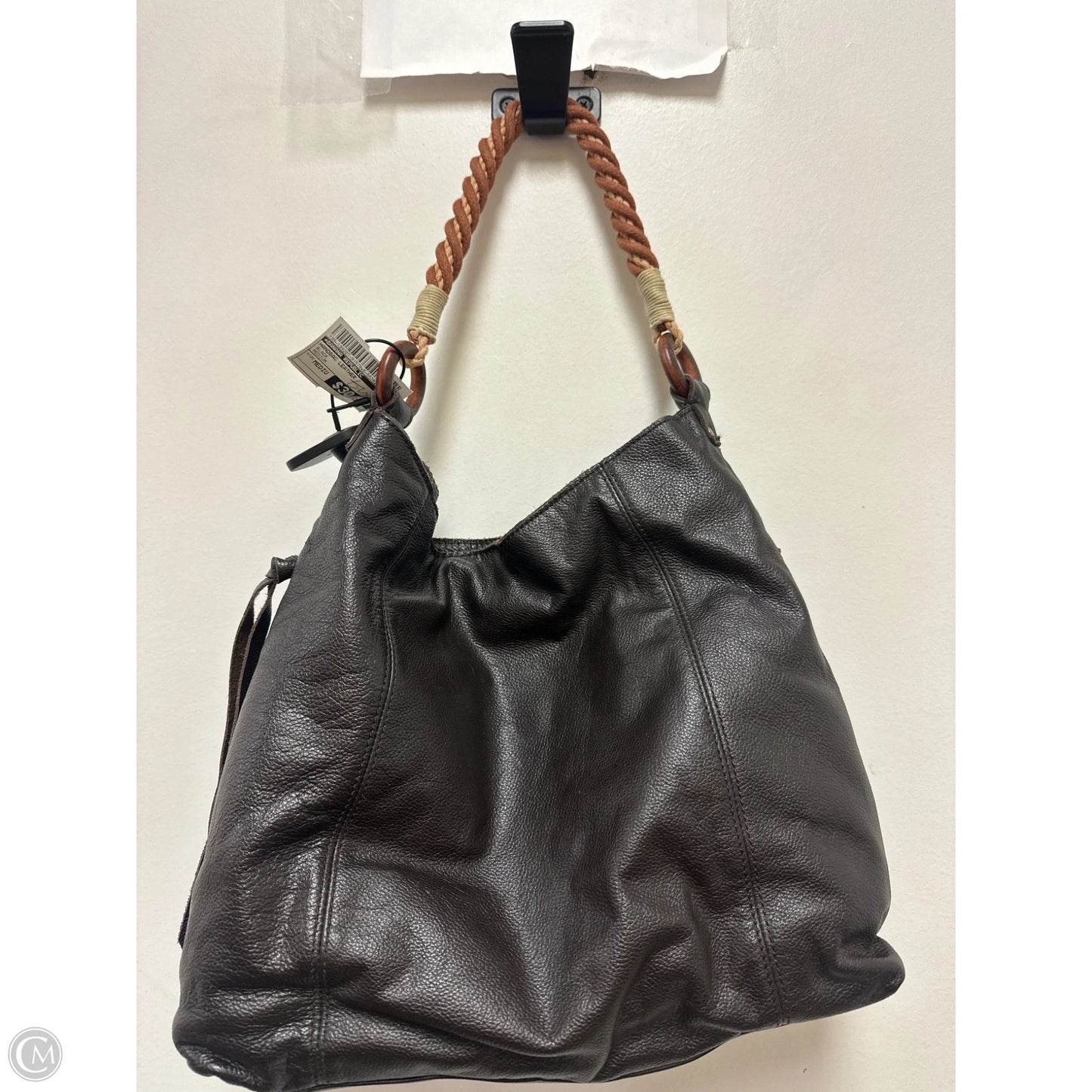 Handbag Leather By Banana Republic, Size: Medium