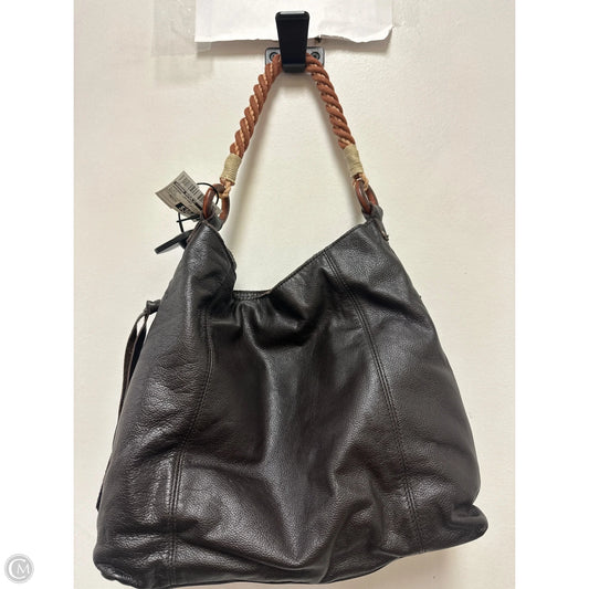 Handbag Leather By Banana Republic, Size: Medium