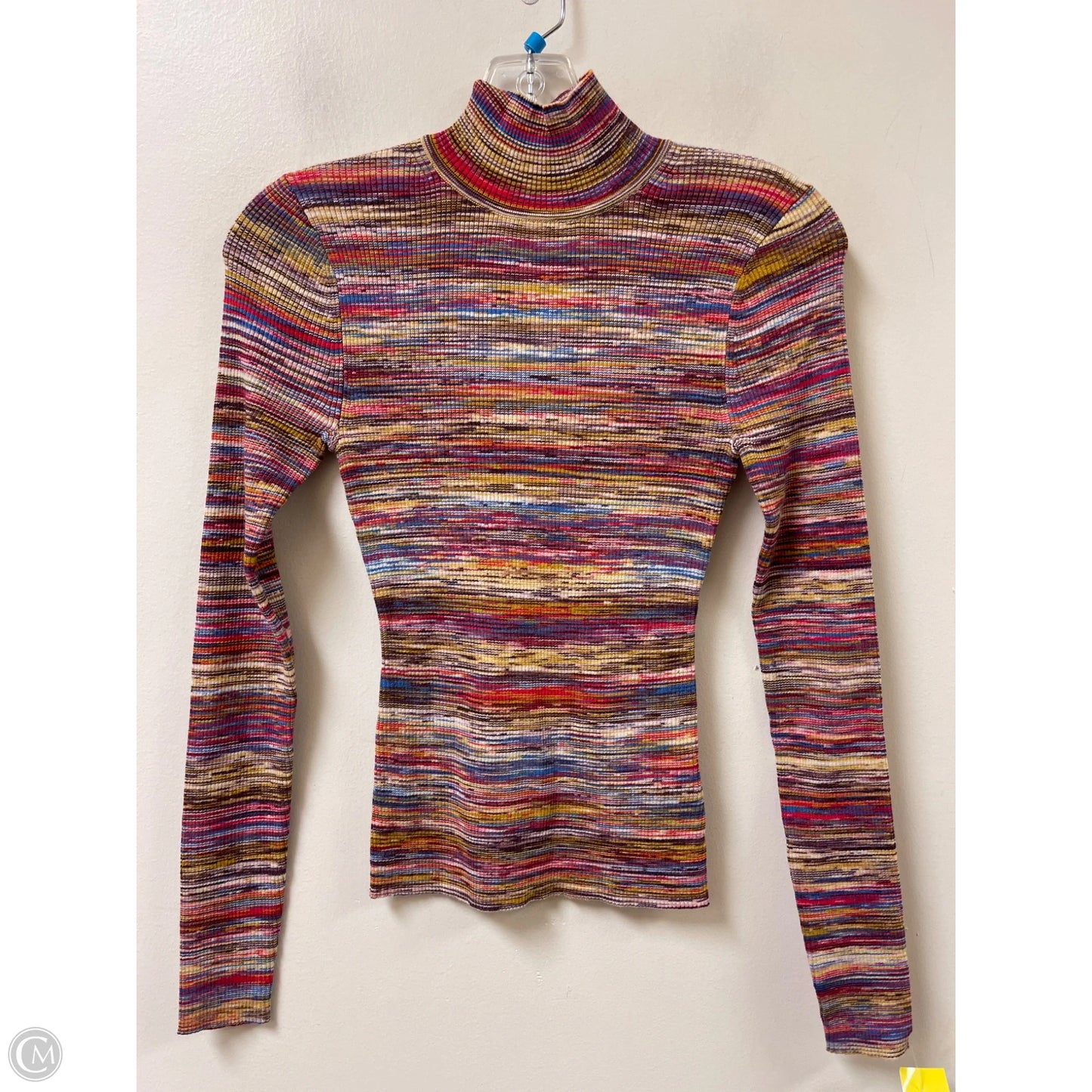Top Long Sleeve By Express In Multi-colored, Size: S