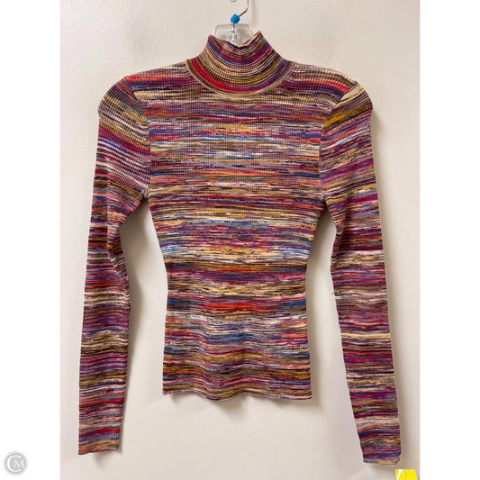 Top Long Sleeve By Express In Multi-colored, Size: S