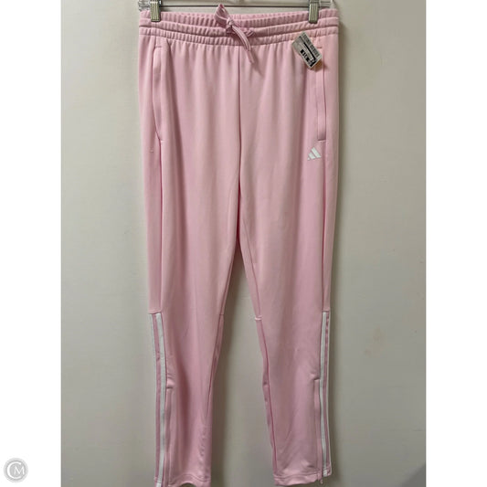 Athletic Pants By Adidas In Pink, Size: S