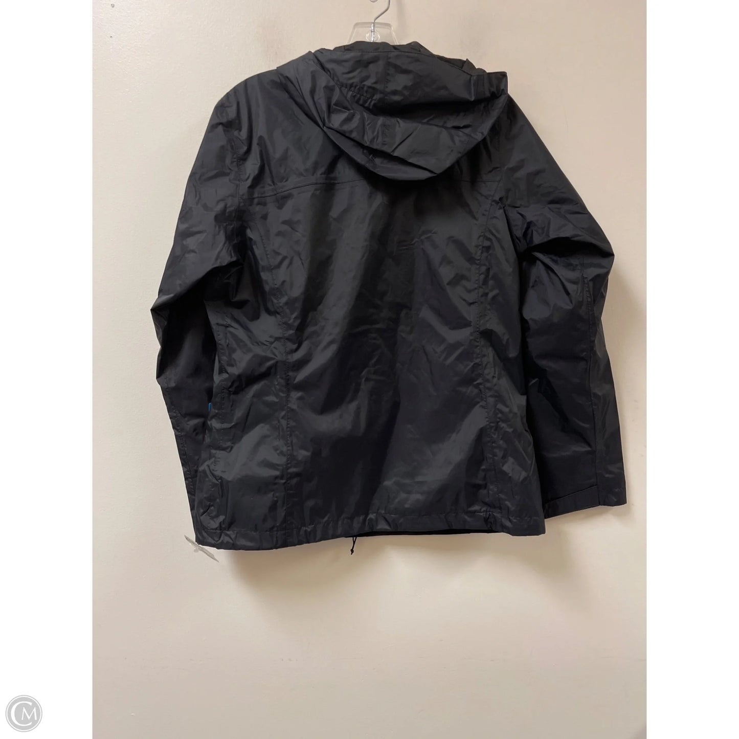 Jacket Windbreaker By Columbia In Black, Size: M