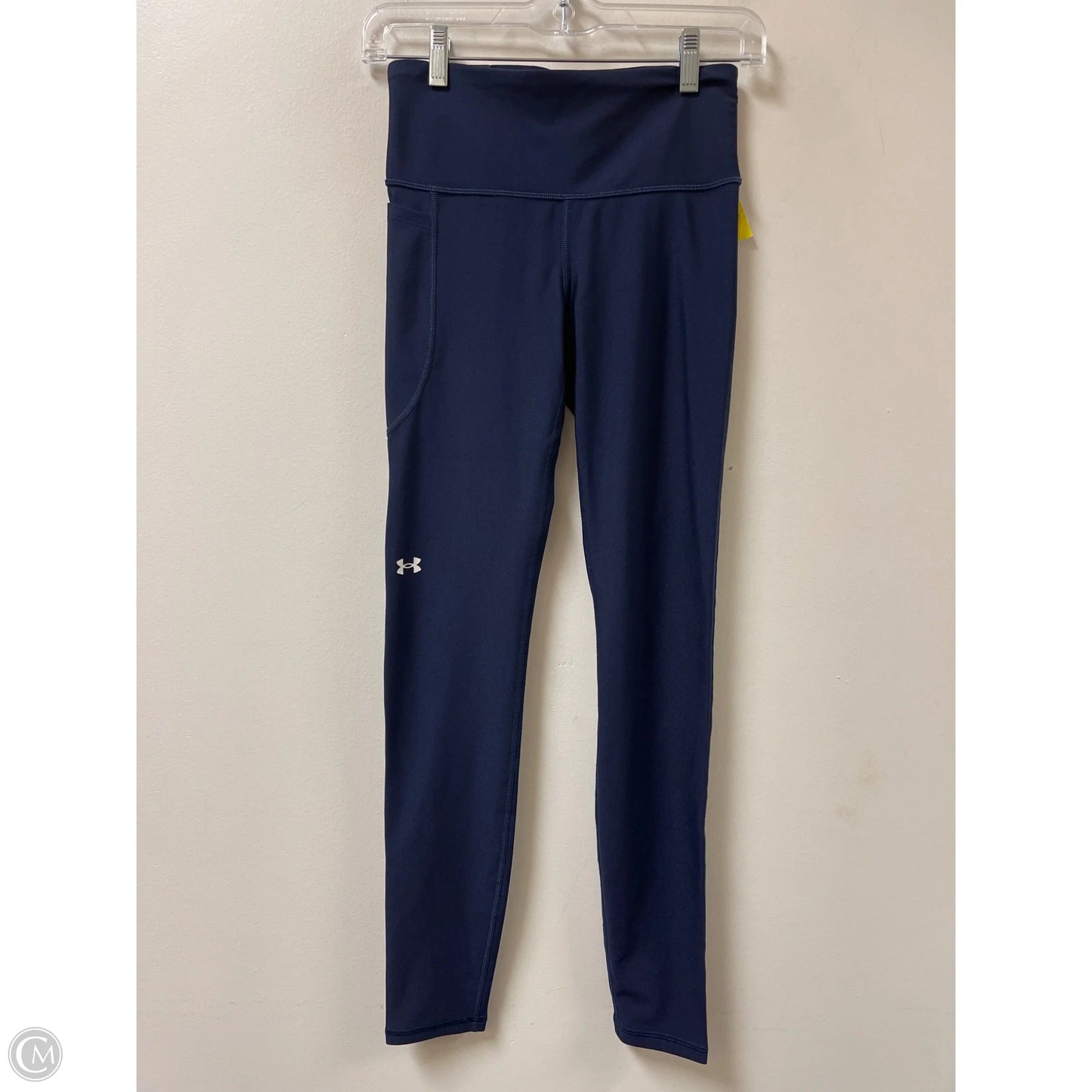 Athletic Leggings By Under Armour In Blue, Size: S
