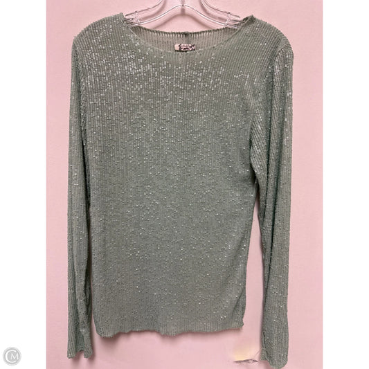 Top Long Sleeve By Free People In Green, Size: M