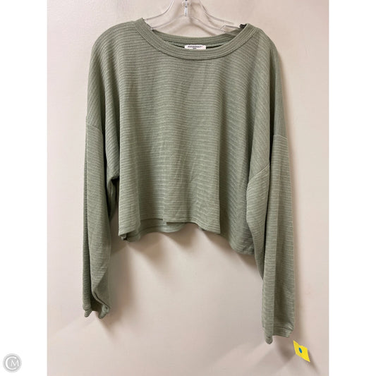 Top Long Sleeve By Freshman In Green, Size: Xl