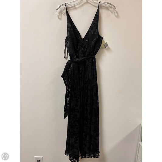 Dress Casual Midi By White House Black Market In Black, Size: M