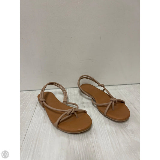 Sandals Flats By Universal Thread In Cream, Size: 8