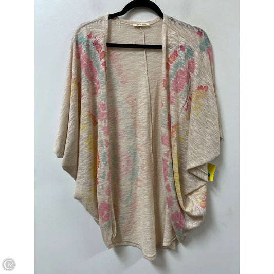 Kimono By Clothes Mentor In Cream, Size: Osfm