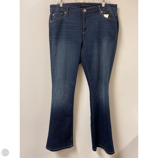 Jeans Boot Cut By Code Blue In Blue Denim, Size: 14
