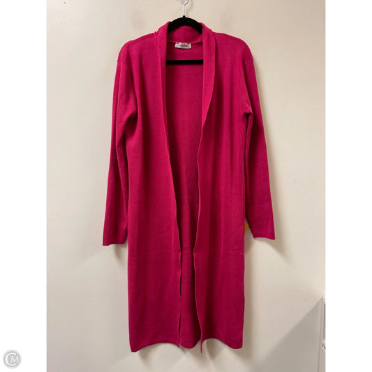 Sweater Cardigan By Clothes Mentor In Pink, Size: Osfm