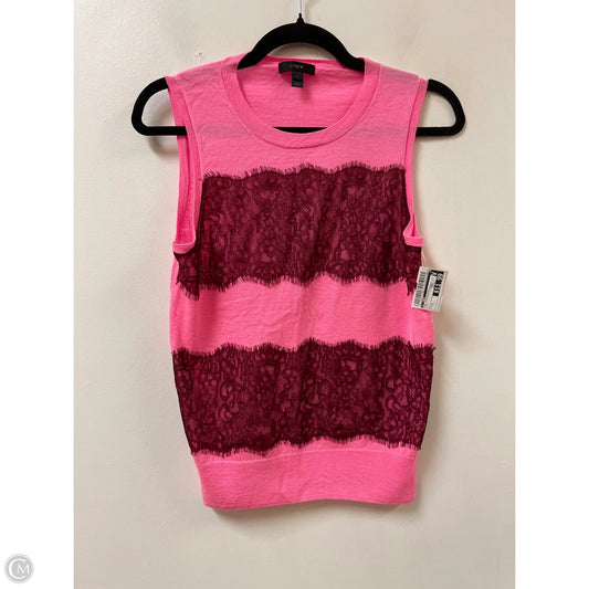 Top Sleeveless By J. Crew In Pink, Size: S
