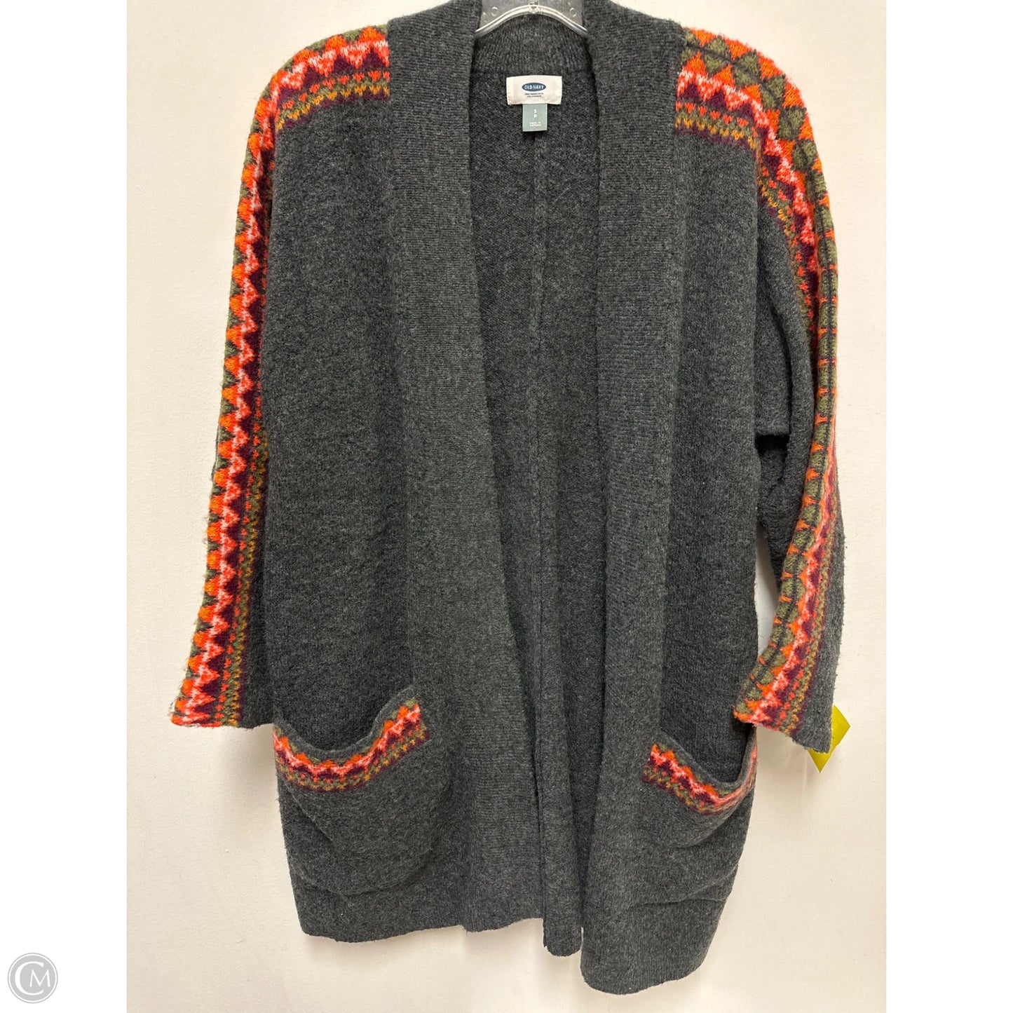 Sweater Cardigan By Old Navy In Grey, Size: S