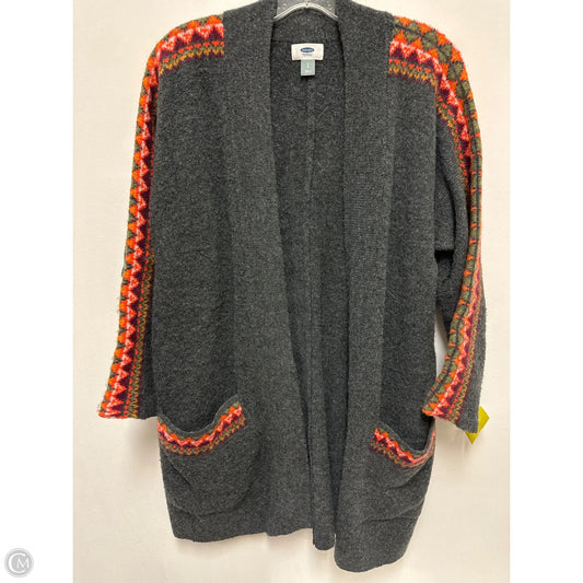 Sweater Cardigan By Old Navy In Grey, Size: S