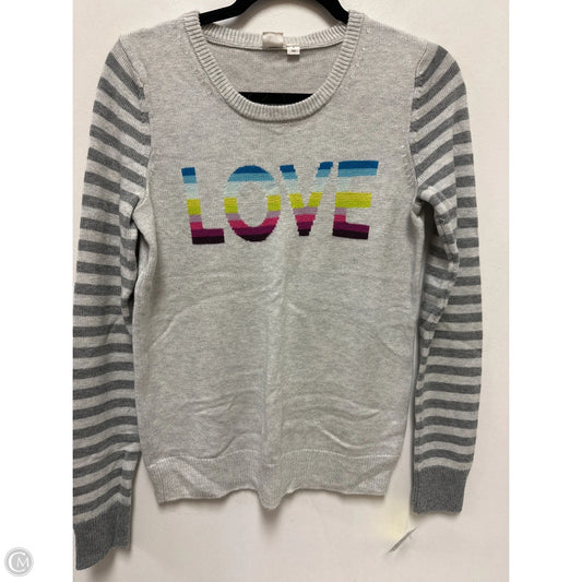 Sweater By Gap In Grey, Size: S
