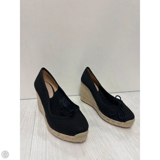 Shoes Heels Wedge By J. Crew In Black, Size: 9