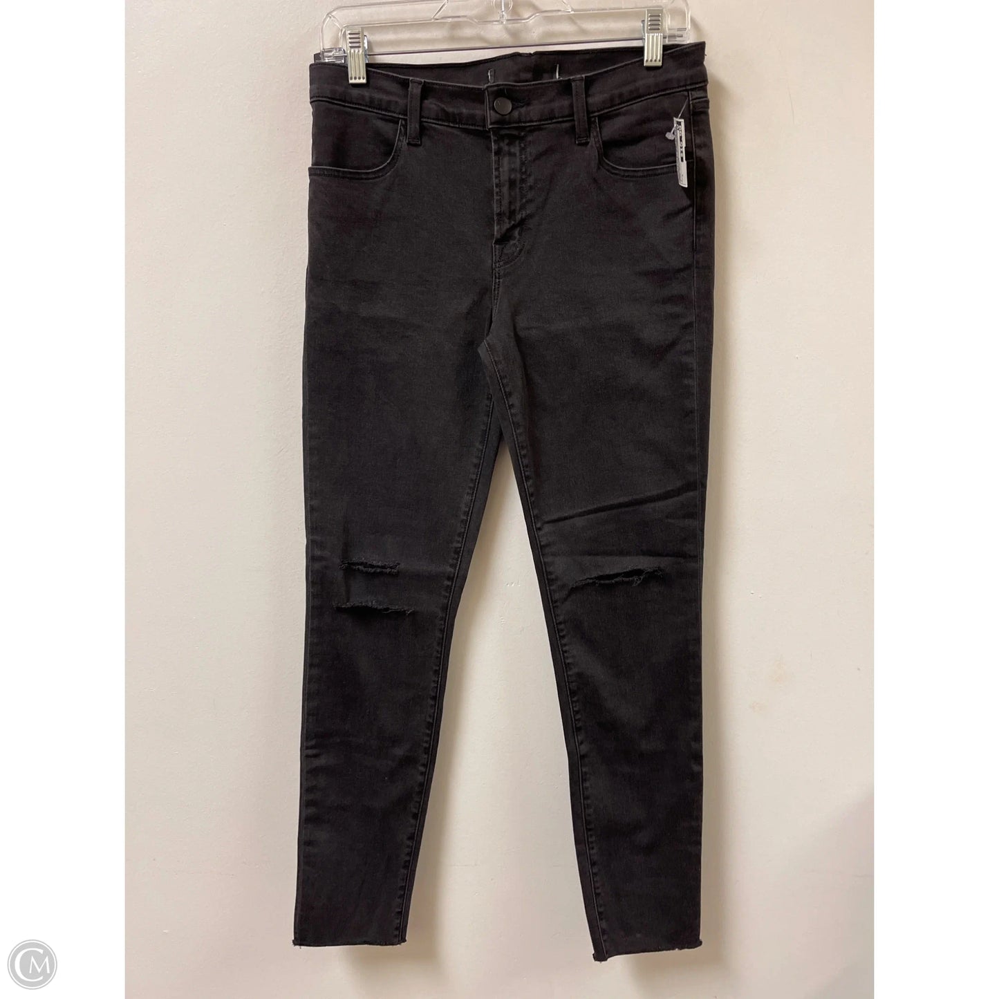 Jeans Skinny By Clothes Mentor In Black Denim, Size: 8