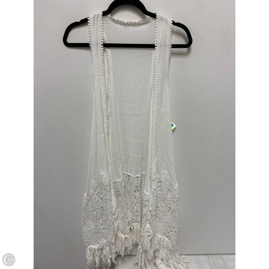 Vest Other By Clothes Mentor In White, Size: M