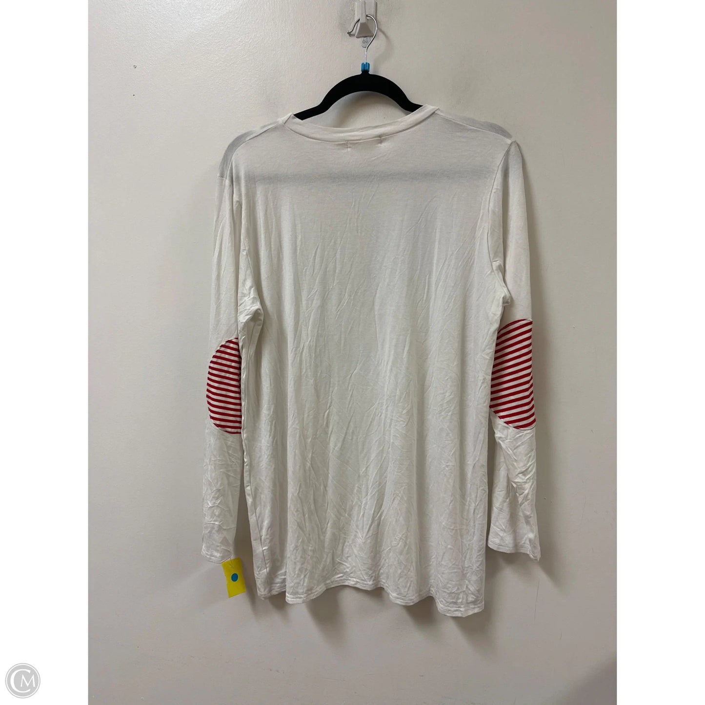 Top Long Sleeve By Southern Stitch In White, Size: M
