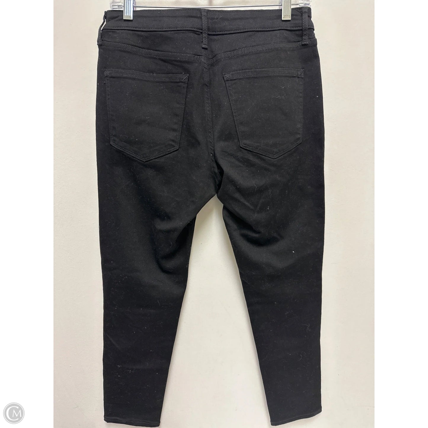 Jeans Skinny By Ana In Black Denim, Size: 8p
