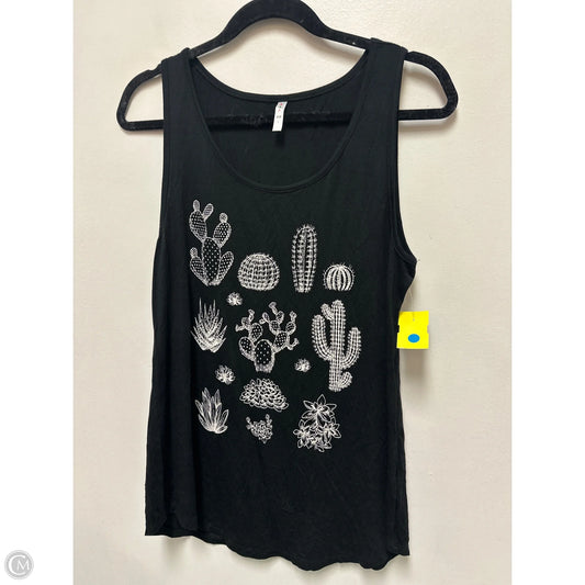 Top Sleeveless By Clothes Mentor In Black, Size: L