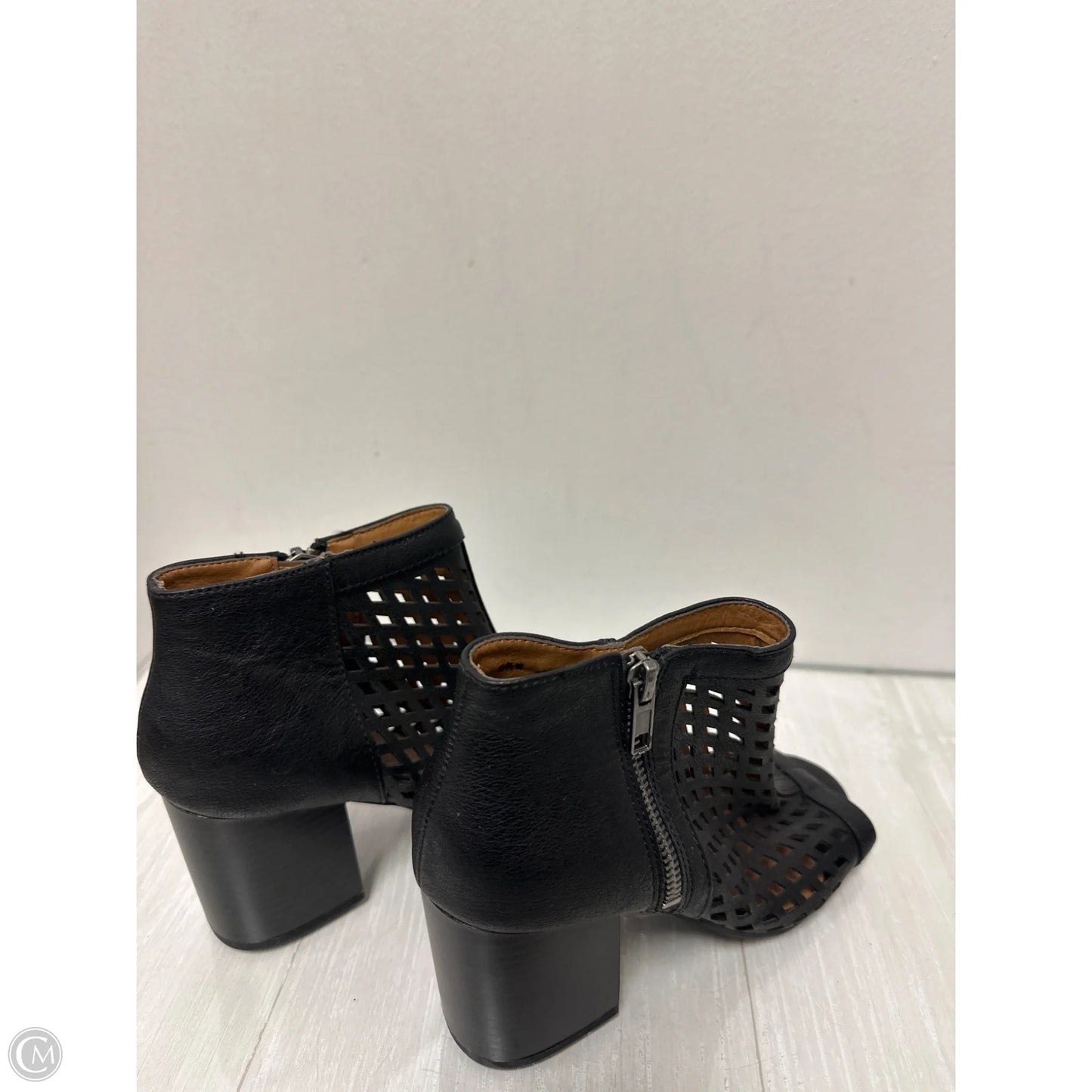 Sandals Heels Block By Jelly Pop In Black, Size: 5.5