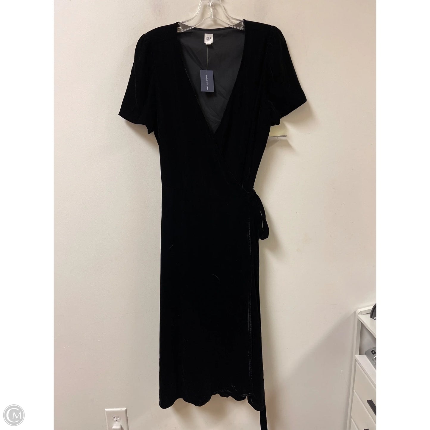Dress Casual Maxi By Gap In Black, Size: L