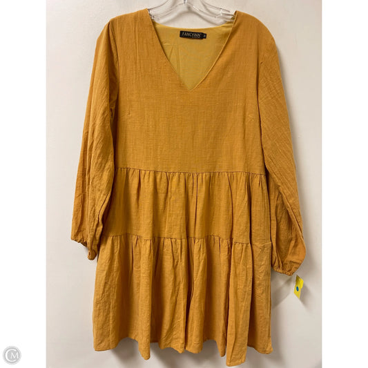 Dress Casual Short By Clothes Mentor In Yellow, Size: M