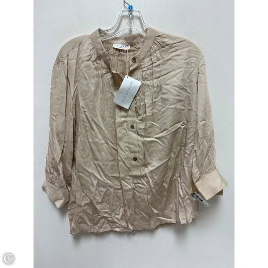Top Long Sleeve By Clothes Mentor In Cream, Size: S