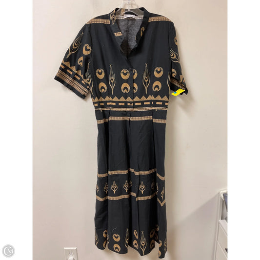 Dress Casual Maxi By Clothes Mentor In Black & Cream, Size: M