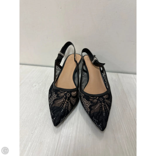 Sandals Heels Kitten By A New Day In Black, Size: 11